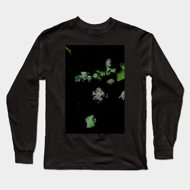 J2 S1 Promo Blurred Green Vintage Long Sleeve T-Shirt by kaseysdesigns